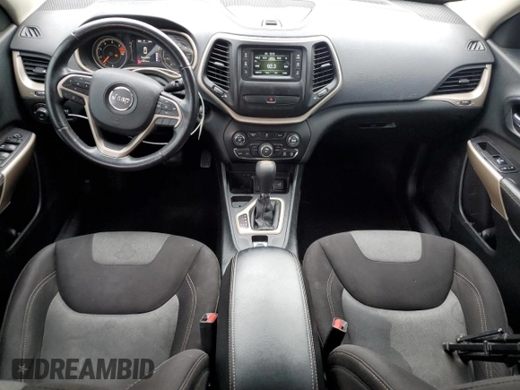 2018 Jeep Cherokee Latitude with VIN 1C4PJLCBXJD577610, listed as a Copart auction lot 55740775 with 120,776 mi miles and Salvage title. Bid and sale history available at DreamBid. Image 8.