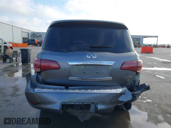 2015 Infiniti QX80 with VIN JN8AZ2NF9F9573216, listed as a IAAI auction lot 41774534 with 171,650 mi miles and . Bid and sale history available at DreamBid. Image 16.