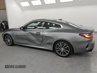 2024 BMW 4 Series 430i z VIN WBA53AP07RCN92336, wystawiony jako Copart lot #83991154 z przebiegiem 28 581 mil mil oraz Czysty tytuł • Clean title. Historia ofert i sprzedaży dostępna na DreamBid. Obrazek 2.