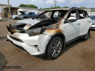 2017 Toyota RAV4 Hybrid Limited with VIN JTMDJREV4HD145943, listed as a Copart auction lot 67702584 with 0 mi miles and Non Repairable. Bid and sale history available at carsss.com. Image 1.