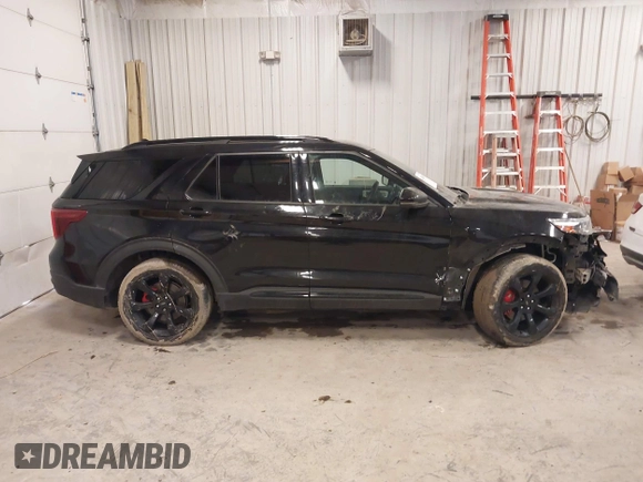 2020 Ford Explorer ST with VIN 1FM5K8GC9LGB62795, listed as a IAAI auction lot 41653143 with 75,322 mi miles and . Bid and sale history available at DreamBid. Image 13.