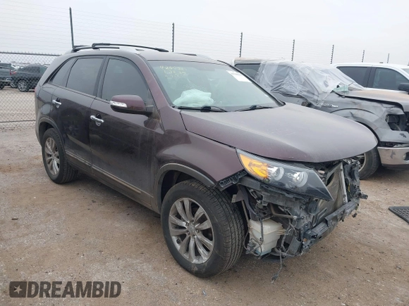 2011 Kia Sorento LX with VIN 5XYKT4A26BG179780, listed as a IAAI auction lot 41538591 with 130,003 mi miles. Bid and sale history available at carsss.com. Image 1.