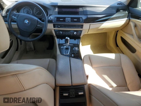 2013 BMW 5 Series 528i with VIN WBAXG5C50DDY34831, listed as a Copart auction lot 50034665 with 192,146 mi miles and Salvage Title. Bid and sale history available at carsss.com. Image 8.