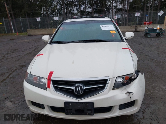 2004 Acura TSX w/Navigation with VIN JH4CL96924C009543, listed as a IAAI auction lot 41857212 with 1 mi miles. Bid and sale history available at carsss.com. Image 12.