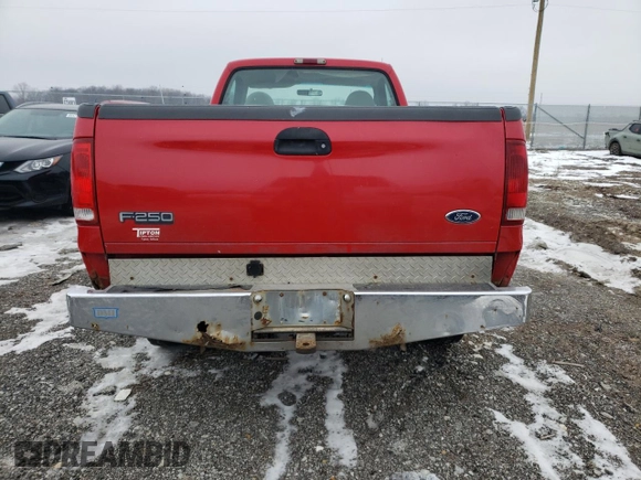 1999 Ford F-250 XL z VIN 1FTNF21L6XEA97484, wystawiony jako Copart lot #88649775 z przebiegiem 236 703 mil mil oraz Szkoda całkowita • Salvage title. Historia ofert i sprzedaży dostępna na DreamBid. Obrazek 6.