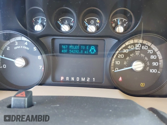 2011 Ford F-250 XL with VIN 1FT7W2A63BEC39043, listed as a IAAI auction lot 40421798 with 54,292 mi miles and . Bid and sale history available at carsss.com. Image 7.