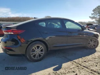 2018 Hyundai Elantra SEL with VIN 5NPD84LF6JH358550, listed as a Copart auction lot 82788224 with 122,070 mi miles and Salvage Title. Bid and sale history available at carsss.com. Image 3.