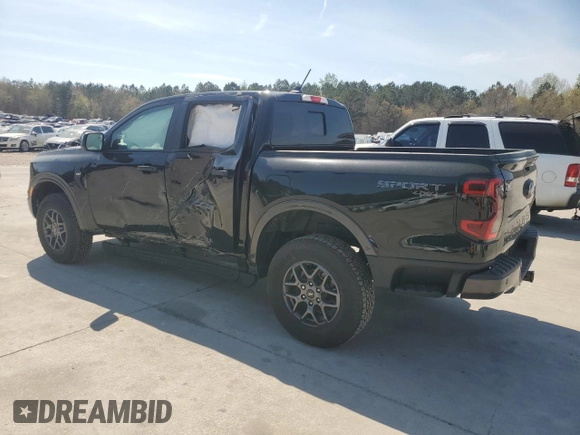 2024 Ford Ranger XLT with VIN 1FTER4HH7RLE02106, listed as a Copart auction lot 50977165 with 3,555 mi miles and Salvage title. Bid and sale history available at DreamBid. Image 2.
