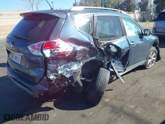 2016 Nissan Rogue SV with VIN KNMAT2MT5GP629279, listed as a IAAI auction lot 41670319 with 110,761 mi miles. Bid and sale history available at carsss.com. Image 4.