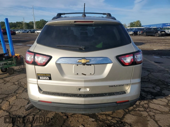 2016 Chevrolet Traverse LT with VIN 1GNKRGKD9GJ321036, listed as a Copart auction lot 73801744 with 99,907 mi miles and Clean Title. Bid and sale history available at carsss.com. Image 6.