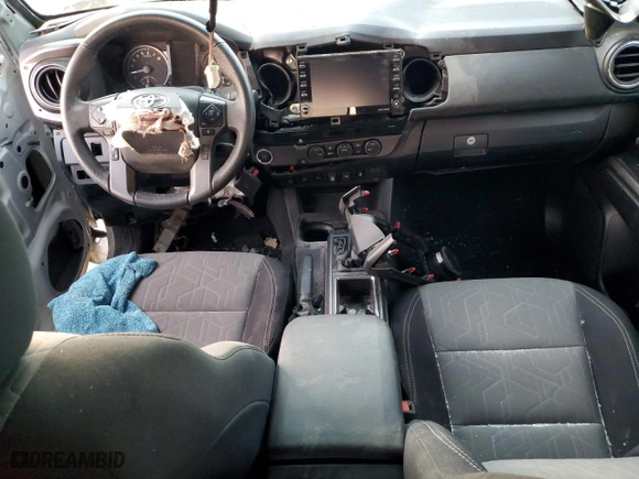 2021 Toyota Tacoma 2WD SR5 with VIN 3TMAZ5CN1MM145520, listed as a Copart auction lot 85115654 with 0 mi miles and Salvage Title. Bid and sale history available at carsss.com. Image 8.