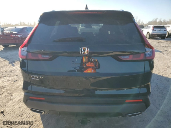 2023 Honda CR-V Hybrid Sport with VIN 2HKRS5H57PH715059, listed as a Copart auction lot 42720375 with 10,504 mi miles and Non Repairable. Bid and sale history available at carsss.com. Image 6.