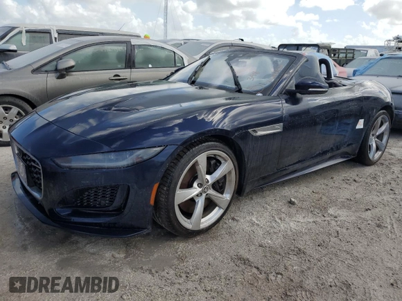 2024 Jaguar F-Type with VIN SAJDF5EE4RCK83713, listed as a Copart auction lot 74660014 with Not Provided miles and Non Repairable. Bid and sale history available at DreamBid. Image 1.
