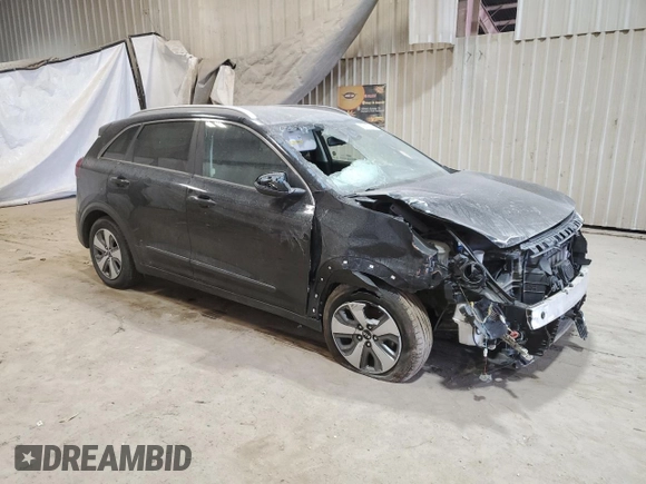 2019 Kia Niro LX with VIN KNDCB3LCXK5264427, listed as a Copart auction lot 61264753 with 57,803 mi miles and Non Repairable. Bid and sale history available at carsss.com. Image 4.