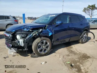 2023 Chevrolet Blazer LT z VIN 3GNKBCR41PS121933, wystawiony jako Copart lot #48974535 z przebiegiem 36 292 mil mil oraz Nie do naprawy • Non repairable. Historia ofert i sprzedaży dostępna na DreamBid. Obrazek 1.