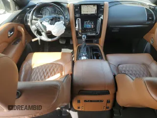 2021 Infiniti QX80 SENSORY with VIN JN8AZ2BC6M9475879, listed as a Copart auction lot 70437604 with 0 mi miles and Salvage Title. Bid and sale history available at carsss.com. Image 8.
