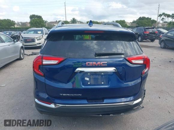2022 GMC Terrain SLT with VIN 3GKALPEV2NL149436, listed as a IAAI auction lot 41613750 with 39,814 mi miles. Bid and sale history available at carsss.com. Image 16.