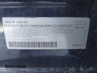 2003 Audi A4 3.0L with VIN WAULT68E63A325173, listed as a IAAI auction lot 41356221 with 172,761 mi miles. Bid and sale history available at carsss.com. Image 9.