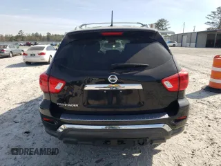 2017 Nissan Pathfinder Platinum with VIN 5N1DR2MN1HC667254, listed as a Copart auction lot 51068635 with 104,460 mi miles and Salvage Title. Bid and sale history available at carsss.com. Image 6.