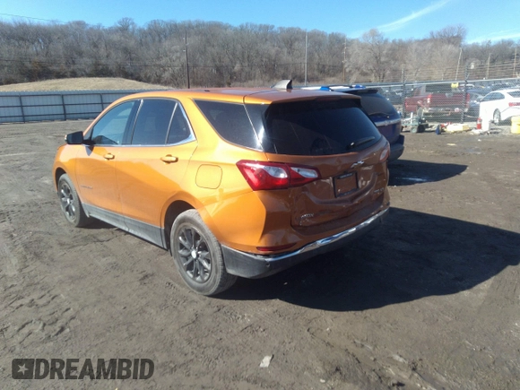 2019 Chevrolet Equinox LT with VIN 2GNAXUEV4K6161495, listed as a IAAI auction lot 41747900 with 122,089 mi miles and . Bid and sale history available at carsss.com. Image 3.