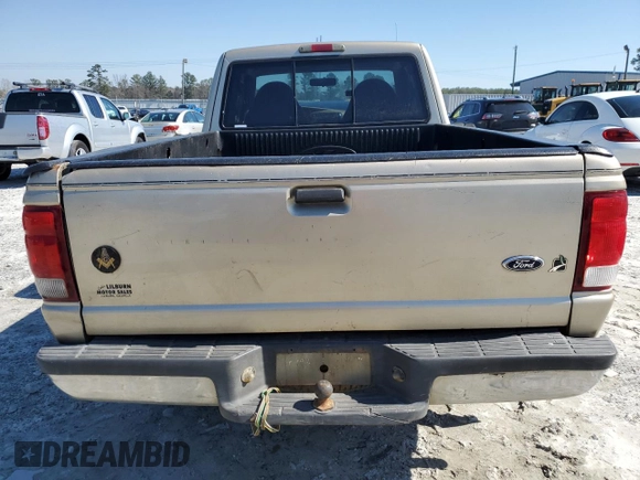 2000 Ford Ranger XL with VIN 1FTYR14V5YTA14815, listed as a Copart auction lot 48729045 with 204,497 mi miles and Clean Title. Bid and sale history available at carsss.com. Image 6.