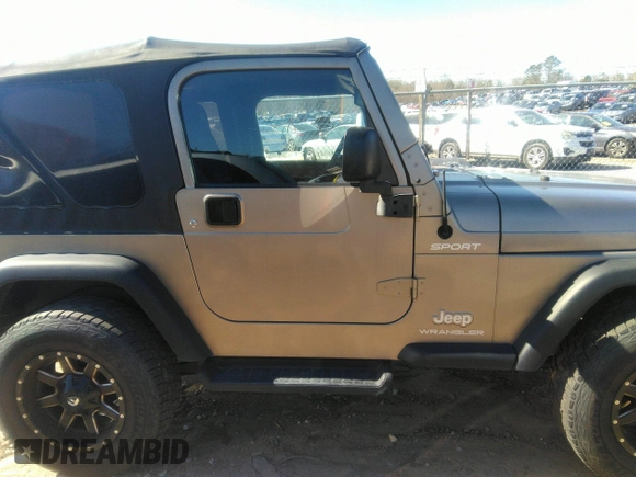 2003 Jeep Wrangler Sport with VIN 1J4FA49S53P365363, listed as a IAAI auction lot 41818320 with 154,567 mi miles. Bid and sale history available at carsss.com. Image 13.