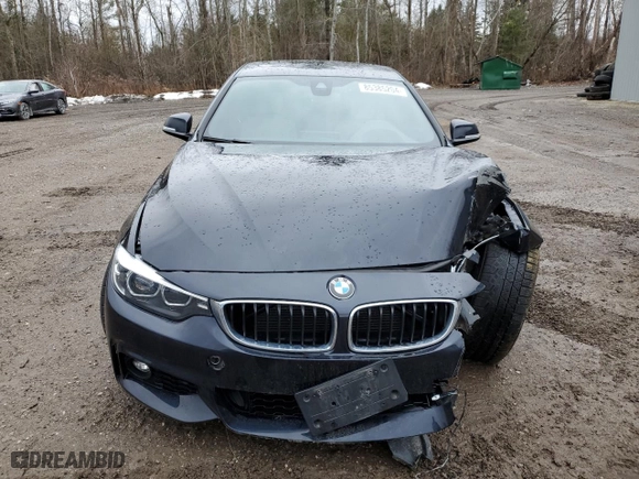 2018 BMW 4 Series 430i xDrive with VIN WBA4J3C57JBL03402, listed as a Copart auction lot 85385204 with 0 mi miles and Salvage Title. Bid and sale history available at carsss.com. Image 5.