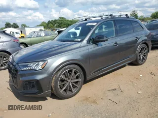 2020 Audi SQ7 z VIN WA1AWAF76LD012223, wystawiony jako Copart lot #64345884 z przebiegiem 76 961 mil mil oraz Szkoda całkowita • Salvage title. Historia ofert i sprzedaży dostępna na DreamBid. Obrazek 1.