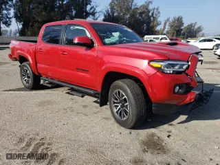 2022 Toyota Tacoma 4WD SR with VIN 3TMCZ5ANXNM514338, listed as a Copart auction lot 85986844 with 21,604 mi miles and Salvage Title. Bid and sale history available at carsss.com. Image 4.