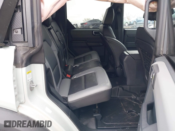 2024 Ford Bronco Big Bend with VIN 1FMDE7BH7RLA97347, listed as a IAAI auction lot 41995797 with 2,106 mi miles and . Bid and sale history available at DreamBid. Image 8.