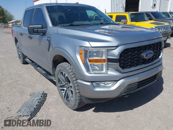 2022 Ford F-150 XL with VIN 1FTFW1E53NKF13127, listed as a IAAI auction lot 41976268 with 72,174 mi miles. Bid and sale history available at carsss.com. Image 6.