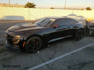 2021 Chevrolet Camaro 1SS with VIN 1G1FF1R73M0130495, listed as a Copart auction lot 80378244 with 33,525 mi miles and Salvage Title. Bid and sale history available at carsss.com. Image 1.