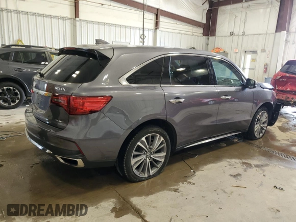 2017 Acura MDX Technology with VIN 5J8YD4H5XHL003031, listed as a Copart auction lot 60216405 with 114,184 mi miles and Non repairable. Bid and sale history available at DreamBid. Image 3.