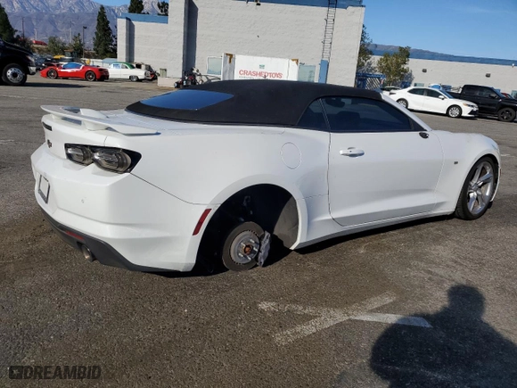 2019 Chevrolet Camaro 2SS with VIN 1G1FH3D73K0113755, listed as a Copart auction lot 87874525 with 65,533 mi miles and Salvage Title. Bid and sale history available at carsss.com. Image 3.