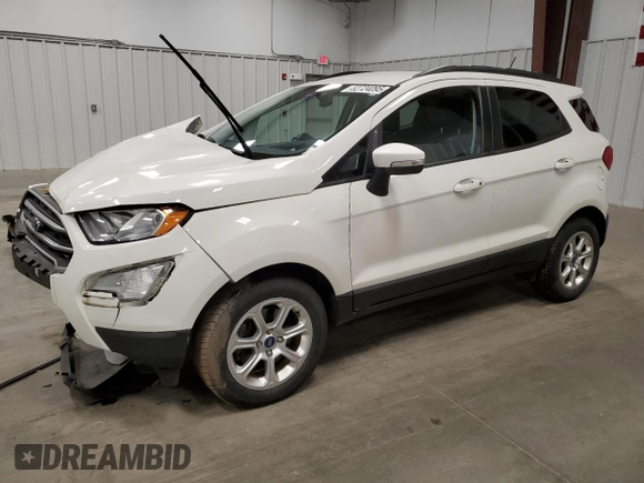 2018 Ford EcoSport SE with VIN MAJ3P1TE8JC233958, listed as a Copart auction lot 52724095 with 97,071 mi miles and Salvage Title. Bid and sale history available at DreamBid. Image 1.