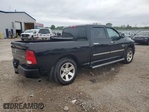 2013 Ram 1500 Tradesman with VIN 1C6RR7ST8DS721214, listed as a Copart auction lot 62301185 with 113,382 mi miles and Salvage title. Bid and sale history available at DreamBid. Image 3.