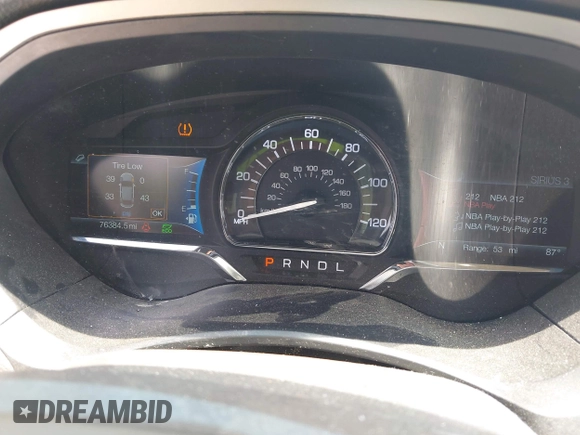 2020 Lincoln MKZ Hybrid Premiere with VIN 3LN6L5KU6LR614453, listed as a IAAI auction lot 42440643 with 76,384 mi miles and . Bid and sale history available at DreamBid. Image 7.