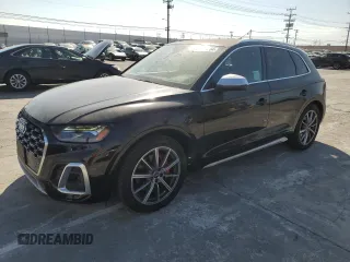 2021 Audi SQ5 Premium Plus with VIN WA1B4AFY6M2007961, listed as a Copart auction lot 64524764 with 23,822 mi miles and Salvage Title. Bid and sale history available at DreamBid. Image 1.