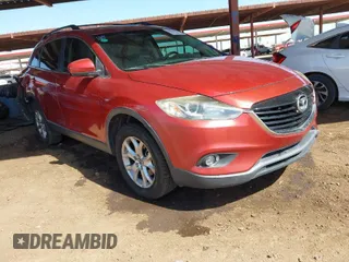 2014 Mazda CX-9 Touring with VIN JM3TB2CV5E0444144, listed as a IAAI auction lot 41892186 with 177,653 mi miles. Bid and sale history available at carsss.com. Image 1.