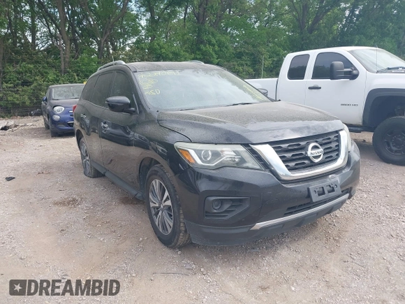 2017 Nissan Pathfinder SV z VIN 5N1DR2MN2HC637647, wystawiony jako IAAI lot #42668153 z przebiegiem 246 190 mil mil oraz . Historia ofert i sprzedaży dostępna na DreamBid. Obrazek 1.