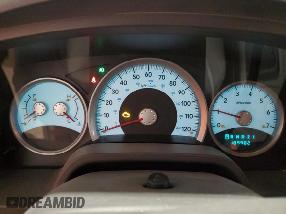 2007 Dodge Dakota SLT with VIN 1D7HW48P77S227488, listed as a Copart auction lot 84265044 with 189,982 mi miles and Salvage Title. Bid and sale history available at carsss.com. Image 9.