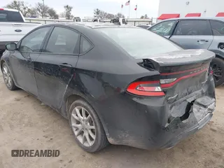 2013 Dodge Dart SXT with VIN 1C3CDFBA5DD107641, listed as a IAAI auction lot 41374161 with 163,847 mi miles. Bid and sale history available at carsss.com. Image 3.