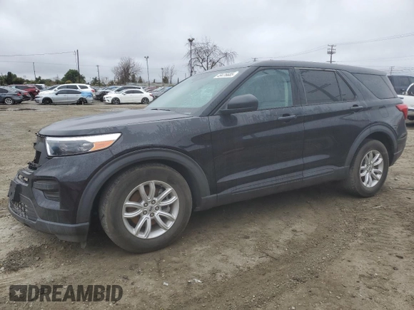 2021 Ford Explorer with VIN 1FMSK7BH5MGA83450, listed as a Copart auction lot 49476685 with 35,803 mi miles and Salvage Title. Bid and sale history available at carsss.com. Image 1.