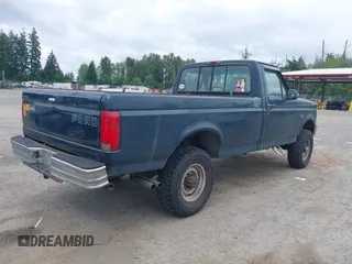 1996 Ford F-250 with VIN 2FTHF26H7TCA02903, listed as a IAAI auction lot 42606677 with 146,766 mi miles and . Bid and sale history available at DreamBid. Image 4.