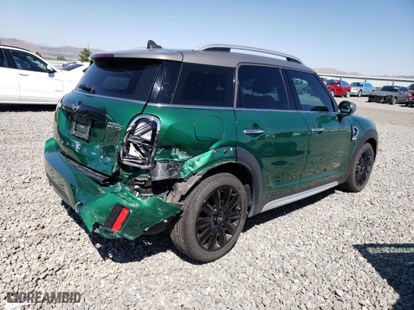 2021 MINI Countryman Cooper S with VIN WMZ83BR09M3N14684, listed as a Copart auction lot 68949604 with 34,795 mi miles and Salvage Title. Bid and sale history available at carsss.com. Image 3.