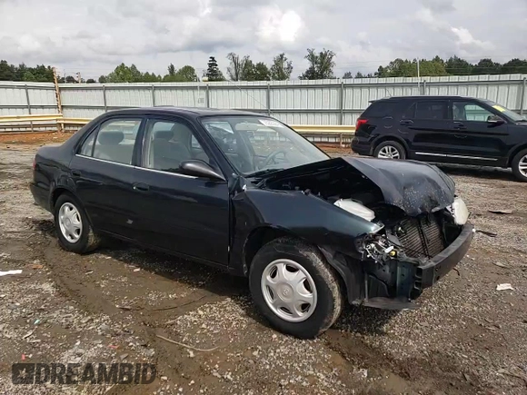 1999 Toyota Corolla VE with VIN 2T1BR12E8XC255511, listed as a Copart auction lot 55388585 with 81,645 mi miles and Salvage title. Bid and sale history available at DreamBid. Image 10.