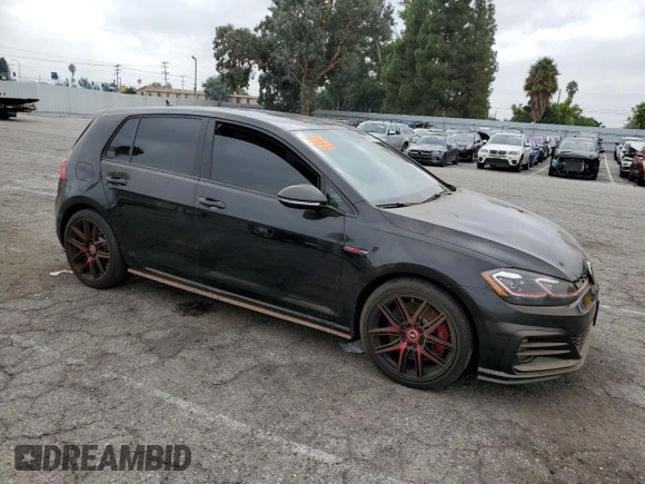 2019 Volkswagen Golf GTI S with VIN 3VW5T7AU4KM035354, listed as a Copart auction lot 66579763 with 22,752 mi miles. Bid and sale history available at carsss.com. Image 4.