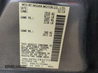 2014 Nissan Altima 2.5 with VIN 1N4AL3AP3EC283711, listed as a Copart auction lot 51830385 with 95,493 mi miles and Salvage Title. Bid and sale history available at DreamBid. Image 13.