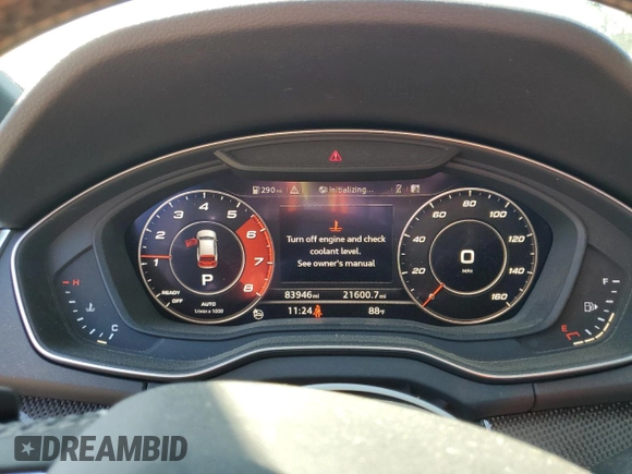 2018 Audi SQ5 Prestige with VIN WA1C4AFYXJ2013049, listed as a Copart auction lot 75816324 with 83,946 mi miles and Salvage Title. Bid and sale history available at DreamBid. Image 9.