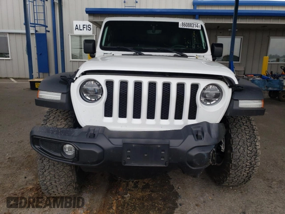 2022 Jeep Wrangler Unlimited Sport S with VIN 1C4HJXDG7NW235385, listed as a Copart auction lot 86088314 with 22,951 mi miles and Salvage Title. Bid and sale history available at carsss.com. Image 5.